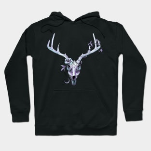 Deerskull and Roses Hoodie